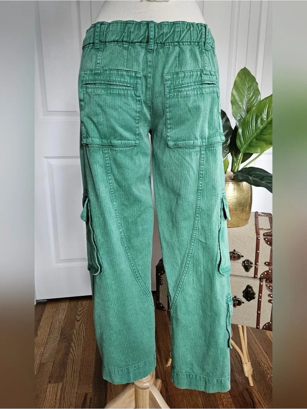 Free People Tahiti Cargo Drawstring Pants XS